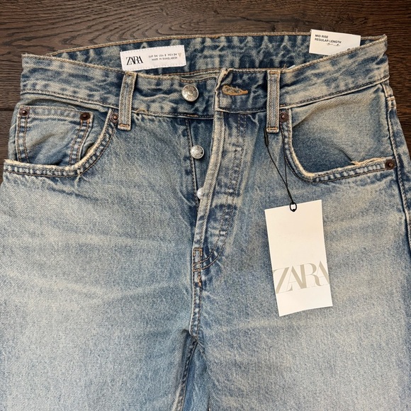 Zara New Straight Fit Women’s Jeans - Picture 4 of 7